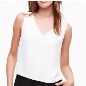 Babaton White Tank Top